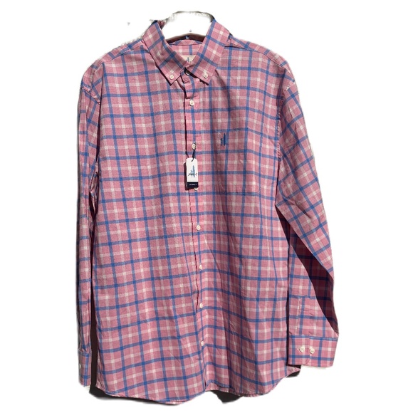 Johnnie-O Oscar Hangin Out button down shirt pink Large - Picture 3 of 11